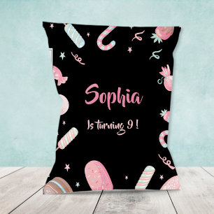 Chip Bag Candyland Black Gastgeschenk Bag Flyer