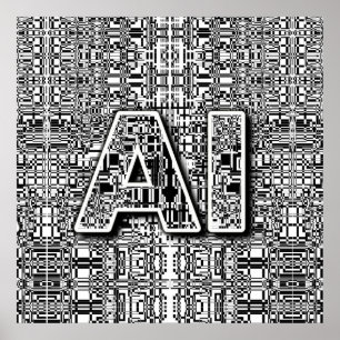 Chip für künstliche Intelligenz Poster