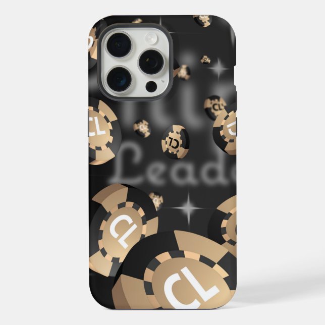 Chip Leader Fallende Chips Phonecase iPhone Hülle (Rückseite)