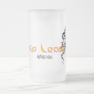 Chip Leader® Macao Bier-Tasse Mattglas Bierglas