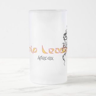 Chip Leader® Macao Bier-Tasse Mattglas Bierglas
