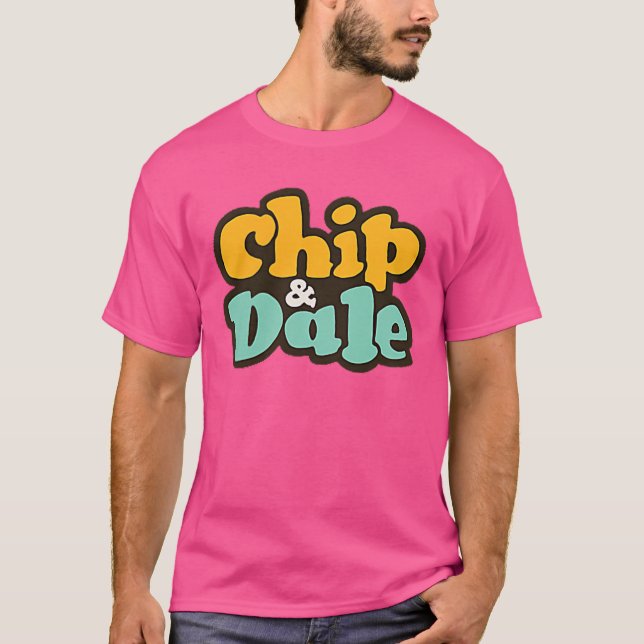 Chip N Dale Comic Junge T-Shirt (Vorderseite)