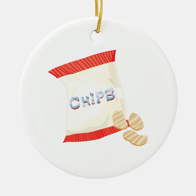 Chip-Tasche Keramikornament (Vorne)