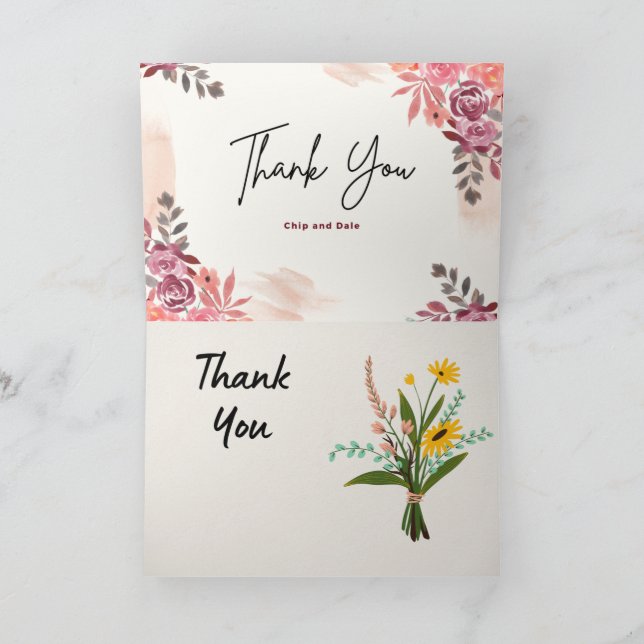 Chip und Dale Tank Sie Karte (Innenseite)