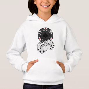 Chip & Würfel für Poker Hoodie