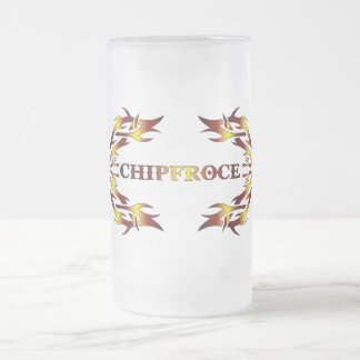 ChipFroce Bierglas Mattglas Bierglas