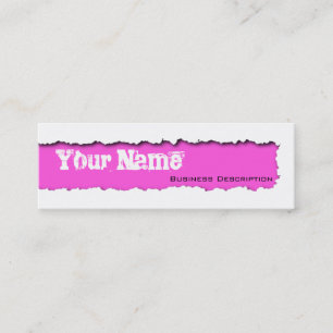 Chipkarte Mini Visitenkarte