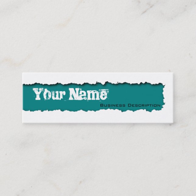 Chipkarte Mini Visitenkarte (Vorderseite)