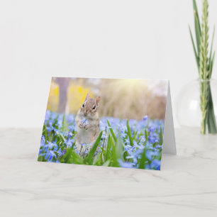 Chipkarte mit Blume Karte