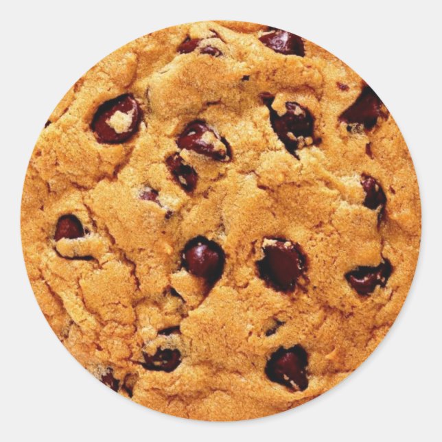 Chipkekskleber Runder Aufkleber (Vorderseite)