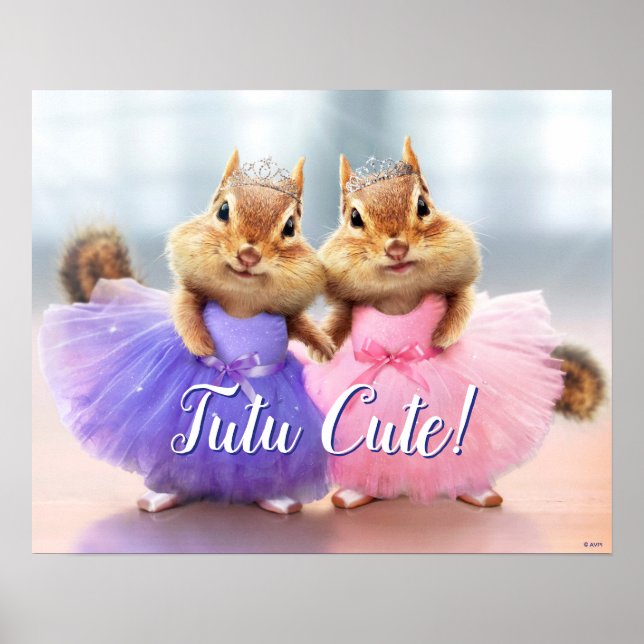 Chipmunk Ballerina Duo Poster (Vorne)