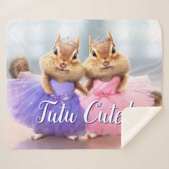 Chipmunk Ballerina Duo Sherpadecke (Vorderseite (Horizontal))