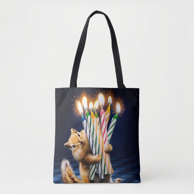 Chipmunk Birthday Candles (Vorderseite)