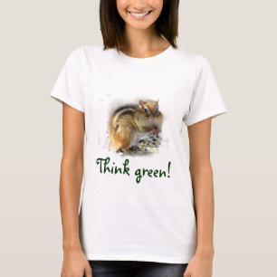 Chipmunk-denke ökologisch T-Shirt