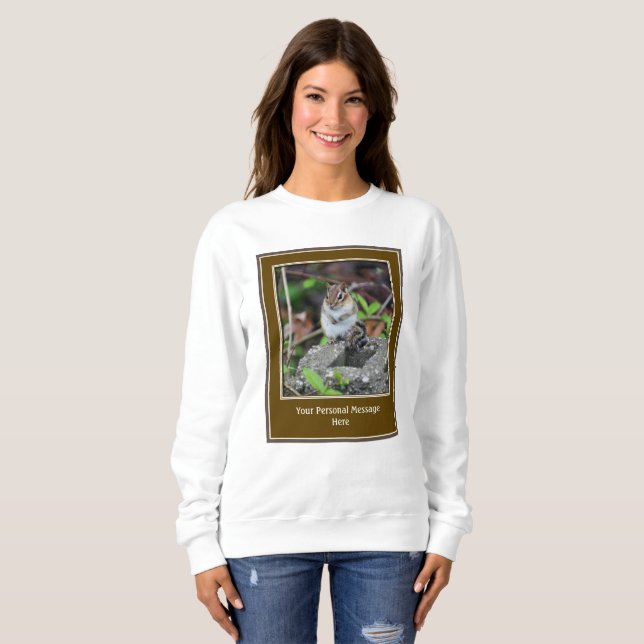 Chipmunk Erstellen Sie Ihr eigenes Angebot Persona Sweatshirt (Vorne ganz)