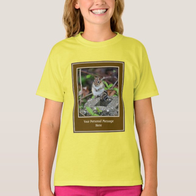 Chipmunk Erstellen Sie Ihr eigenes Angebot Persona T-Shirt (Vorderseite)