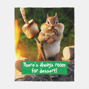 Chipmunk Ess Marshmallow Fleecedecke