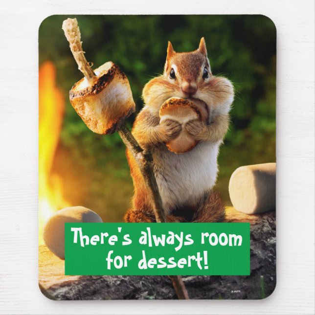 Chipmunk Ess Marshmallow Mousepad (Vorne)