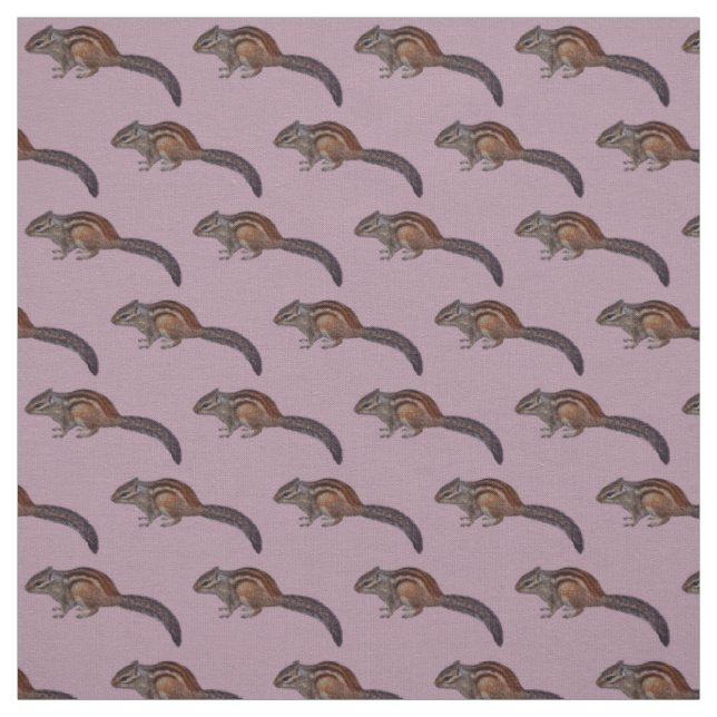 Chipmunk-Fabric (rosa) Stoff (Muster)
