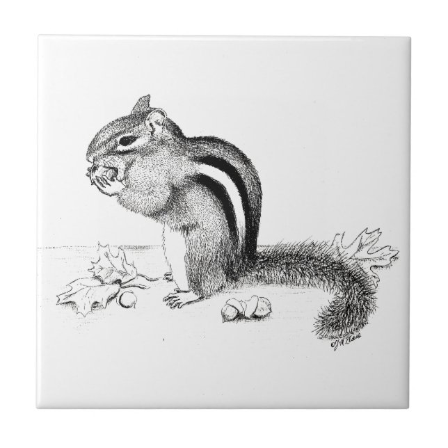 Chipmunk Fliese (Vorderseite)