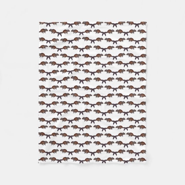 Chipmunk Frenzy Fleece Blanket (Farbe auswählen) (Vorderseite)