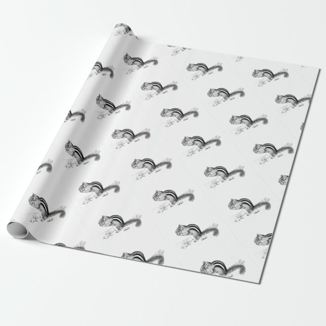 Chipmunk Geschenkpapier (Ungerollt)