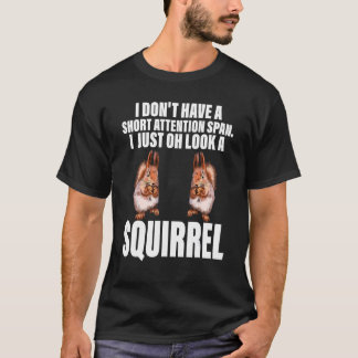 Chipmunk Ich schaue nur ein Eichhörnchen Tiere T-Shirt