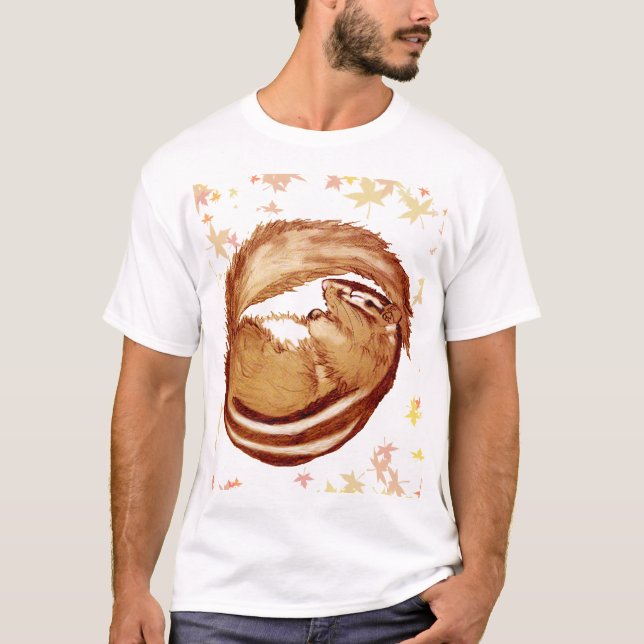 Chipmunk　illustration　(1) T-Shirt (Vorderseite)