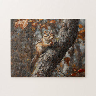Chipmunk in einer Ölgemälde Puzzle