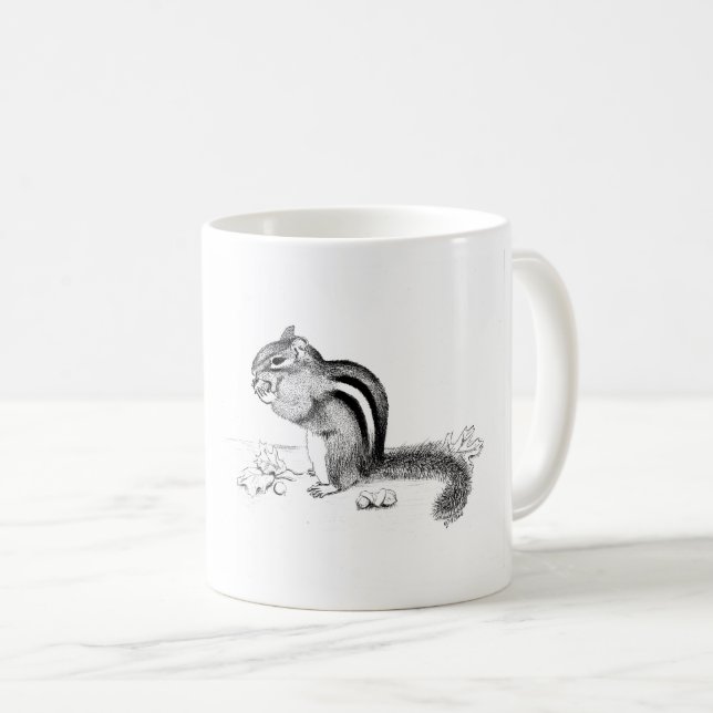 Chipmunk Kaffeetasse (VorderseiteRechts)