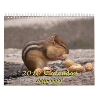 Chipmunk-Kalender 2010 Kalender