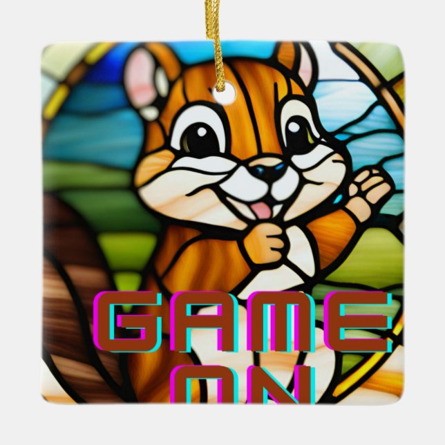 Chipmunk Keramikornament (Vorderseite)