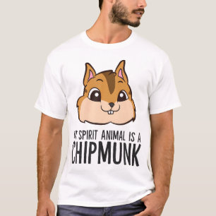 Chipmunk Lover My Spirit Animal ist ein Chipmunk T-Shirt