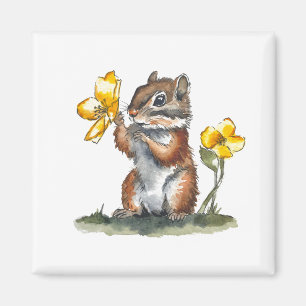 Chipmunk Magnet