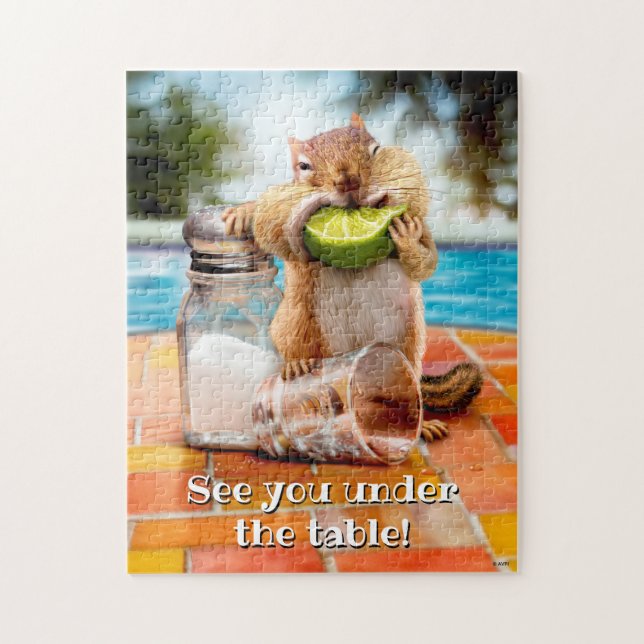 Chipmunk mit Limon Puzzle (Vertikal)