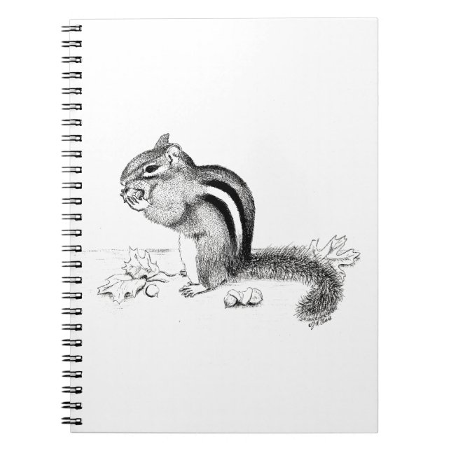 Chipmunk Notizblock (Vorderseite)