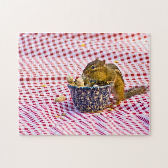 Chipmunk Picnic Puzzle (Horizontal)