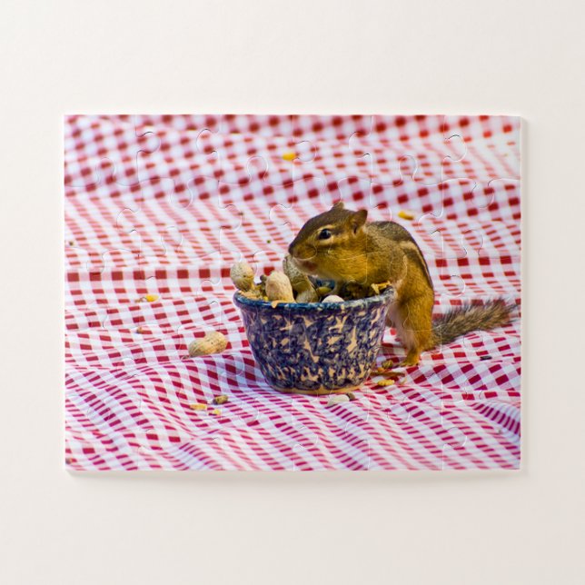 Chipmunk Picnic Puzzle (Horizontal)