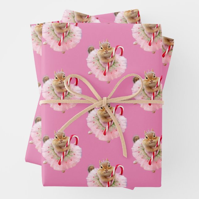 Chipmunk Plum Fairy Geschenkpapier Set (Beispiel)