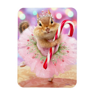Chipmunk Plum Fairy Magnet