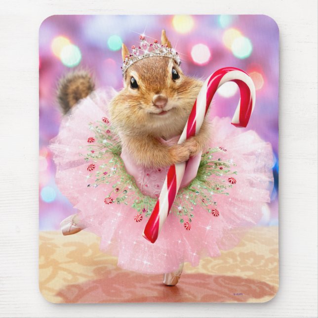 Chipmunk Plum Fairy Mousepad (Vorne)
