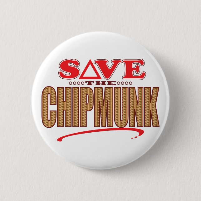 Chipmunk retten button (Vorderseite)