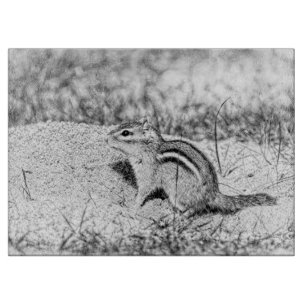 Chipmunk Sketch Schneidebrett