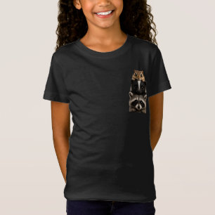 Chipmunk, Skunk & Raccoon Stapel Design T-Shirt