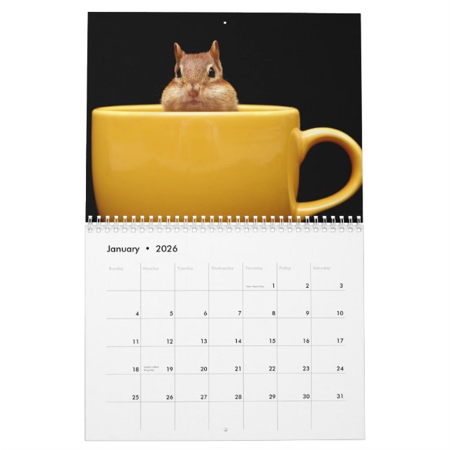 Chipmunk wagt Kalender 2013 (Jan 2026)