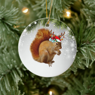 Chipmunk Weihnachtsgeschenk für Chipmunk Lover Kid Keramik Ornament