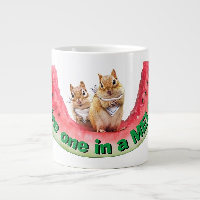 Chipmunke Esswasser Jumbo-Tasse (Vorderseite)
