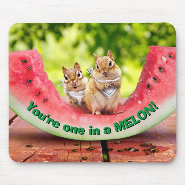 Chipmunke Esswasser Mousepad (Vorne)
