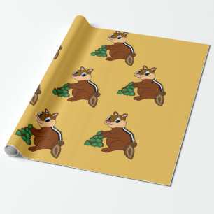 Chipmunkentwurfs-Packpapier Geschenkpapier