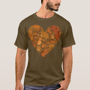 Chipmunks as Heart Chipmunk T-Shirt